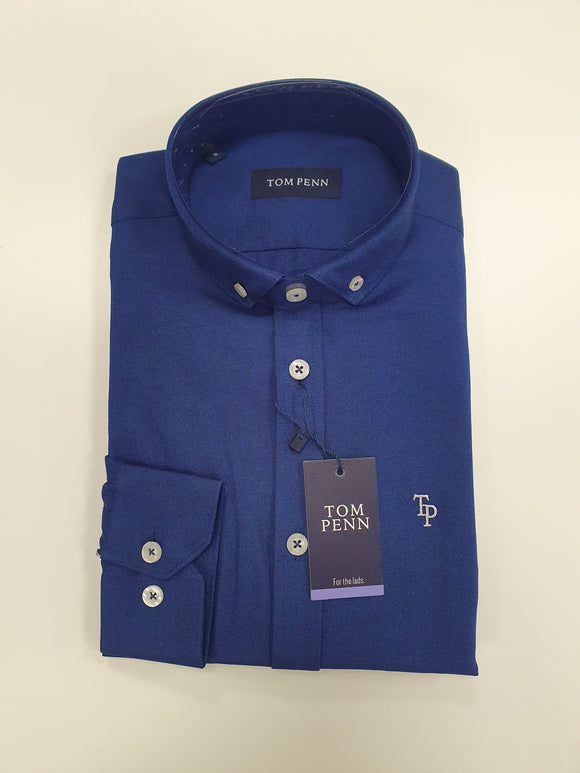 tom penn royal blue shirt