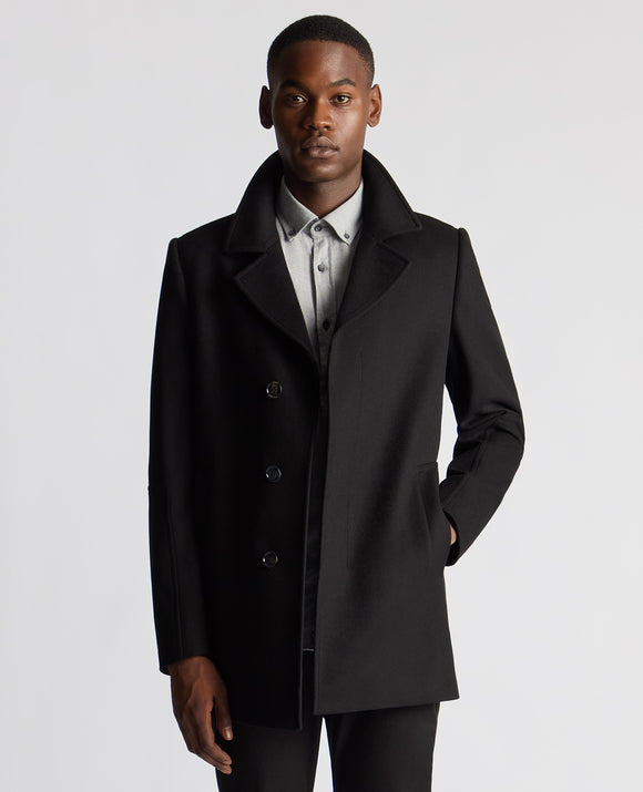  Remus Lochlan Black Overcoat