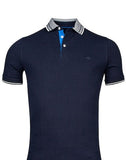 phillips menswear mens navy polo shirt