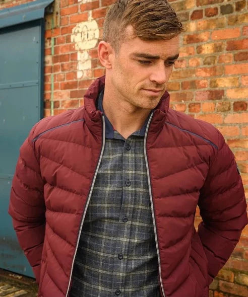 Burgundy clearance jacket mens